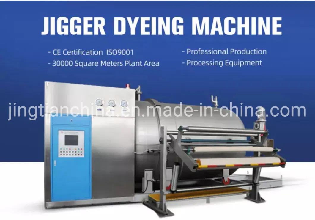 Garment Polyester Knitted Fabric Jigger Industrial Dyeing Machine